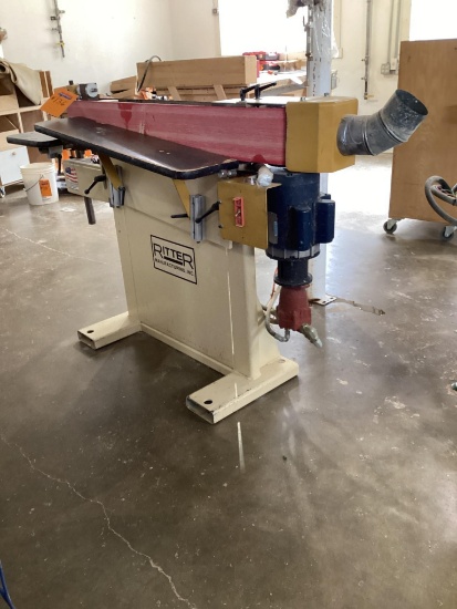 Ritter R911 Edge Sander, 6"x 109" Sanding Belt, Hydraulic Powered, In Excellent Working Condition