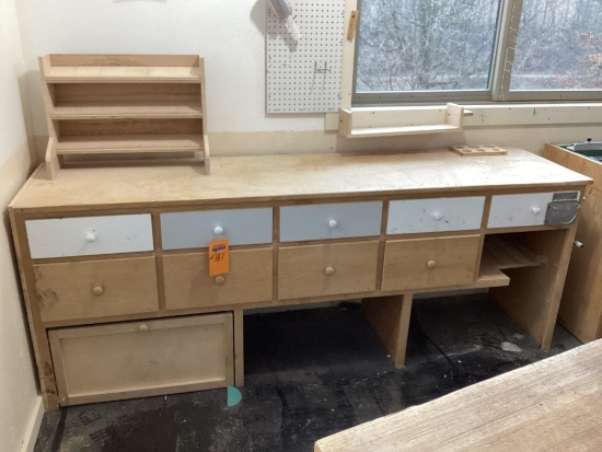 25" X 97" Heavy Duty Work Bench, Dovetail Drawers with Extension Slides