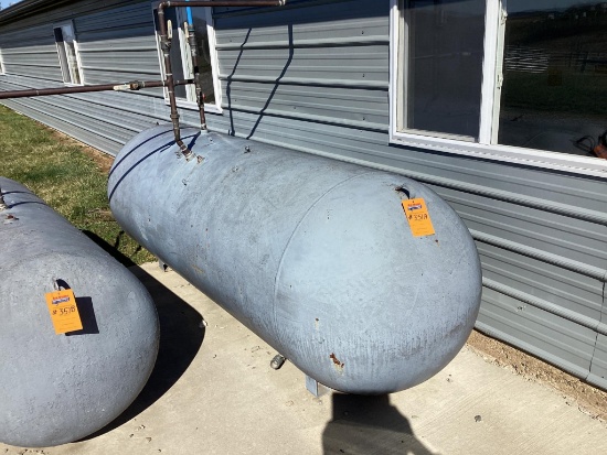 500 Gallon Air Tank, Sells Off Site