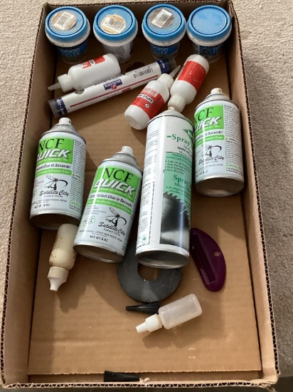 Box Lot, Wood Filler, NCF Quick Set Spray