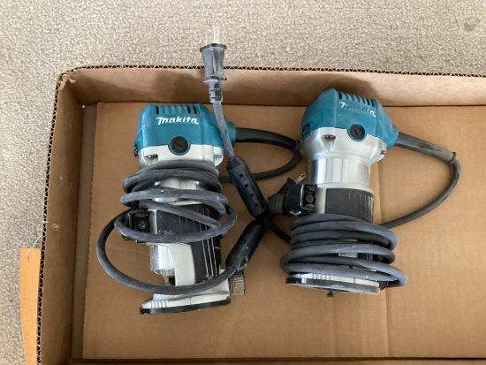 2 Makita RT0701C 120 Volt Routers