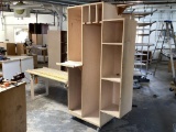 Clamp Storage Cabinet With Folding Glue Table