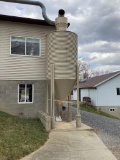 Shavings Bin with Cyclone, approx. 16 ft. High