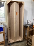Tall Cabinet with Lazy Susan Center on Casters