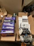 2 Boxes Finish Shop Supplies, Nitrile Gloves, 3M Particle Filters, Filter Masks