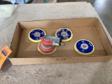 3M 12,000 RPM Random Orbital Sander, 3/16 Orbit, 3 New Backing Pads