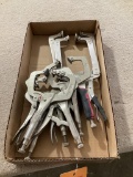 Box Lot, 7 Vise Grip Clamps