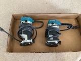 2 Makita RT0701C 120 Volt Routers