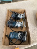 3 Makita PR10E 120 Volt Palm Routers
