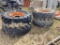 4 - 17.5 -25 Tires and Rims To Fit John Deere Loaders