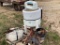 Pallet Lot, Old Pulleys, Ox Yoke, Spade, Cast Iron, Round Maytag Washing Machine