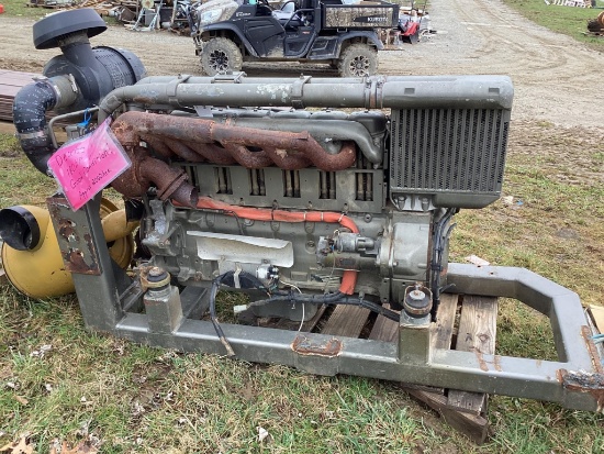 Duetz 180 Hp. Diesel Engine, Aprox. 2000 Hours