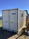 12ft shipping container side door ,windows rear doors (36737)