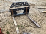 Criag Equipment Pallet Forks Skid Loader Attachment