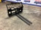 New Unused AGT Model SA-AD Hydraulic Adjust Skid Loader Forks