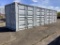 New 1 Trip High Cube Multi Door 40' Shipping Container