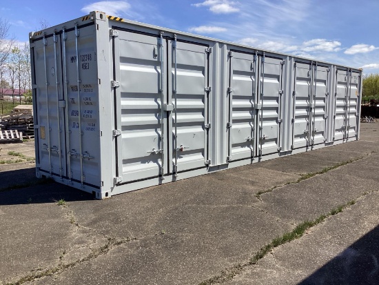 New 1 Trip High Cube Multi Door 40' Shipping Container