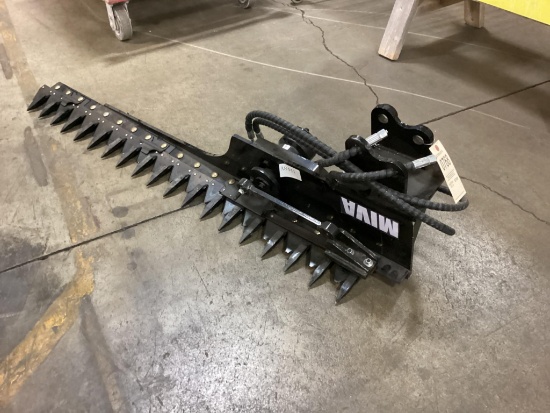 New Unused Miva Sickle Bar Mower Mini Excavator Attachment