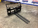 New Unused AGT Model SA-AD Hydraulic Adjust Skid Loader Forks