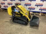 New Unused EGN Model EG360 Mini Skid Loader, Rubber Tracks, Auxiliary Hydraulics, 40