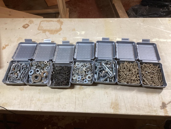 Box lot of fasteners