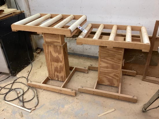 2 Shop Built PVC Roll Support Work Stand