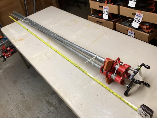 3 - 72" Pipe Clamps