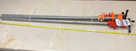 3 - 44" Pipe Clamps