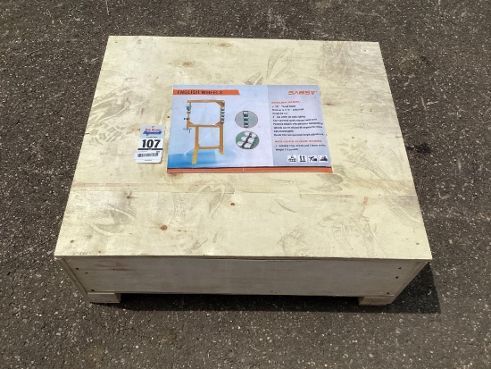 (Inv.110) New Unused EINGP Model BJ185 English Wheels with Floor Stand