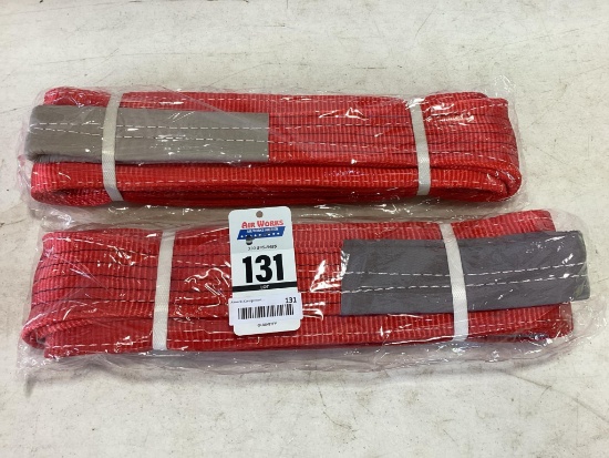 (Inv.131) Qty. 2 New Unused Diggit 10' Web Sling, 5 Ton Capacity
