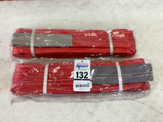 (Inv.132) Qty. 2 New Unused Diggit 10' Web Sling, 5 Ton Capacity
