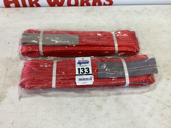 (Inv.133) Qty. 2 New Unused Diggit 10' Web Sling, 5 Ton Capacity