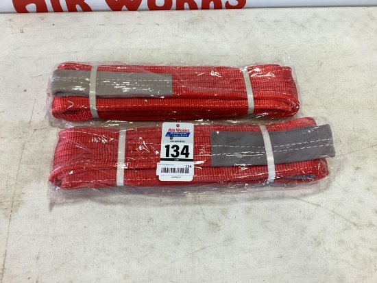 (Inv.134) Qty. 2 New Unused Diggit 10' Web Sling, 5 Ton Capacity