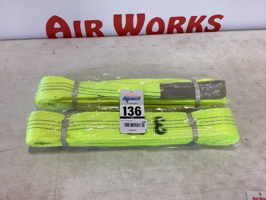 (Inv.136 ) Qty. 2 New Unused Diggit 10' Web Sling, 3 Ton Capacity