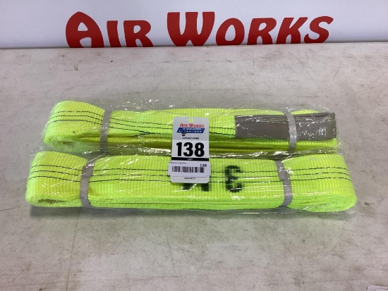 (Inv.138 ) Qty. 2 New Unused Diggit 10' Web Sling, 3 Ton Capacity