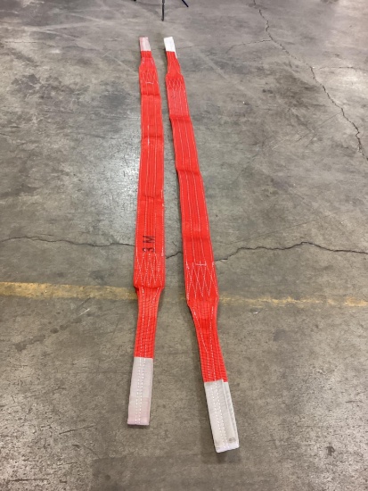 (Inv.140) Qty. 2 New Unused Diggit 10' Web Sling, 5 Ton Capacity