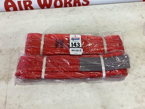 (Inv.143) Qty. 2 New Unused Diggit 10' Web Sling, 5 Ton Capacity