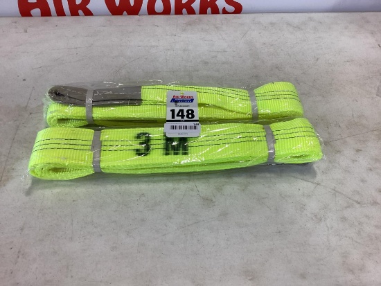 (Inv.148 ) Qty. 2 New Unused Diggit 10' Web Sling, 3 Ton Capacity