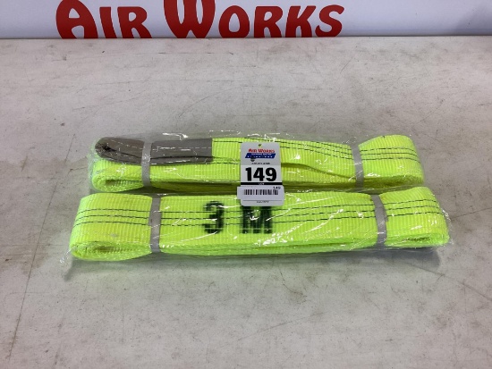 (Inv.149 ) Qty. 2 New Unused Diggit 10' Web Sling, 3 Ton Capacity
