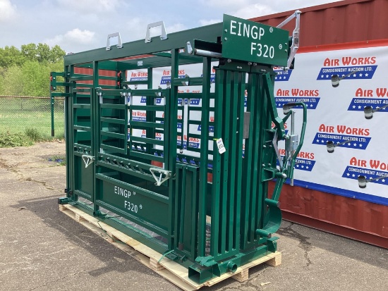 (Inv.15) New Unused EINGP Model F320 10' Cattle Work Chute