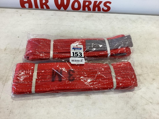 (Inv.153) Qty. 2 New Unused Diggit 10' Web Sling, 5 Ton Capacity