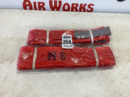(Inv.154) Qty. 2 New Unused Diggit 10' Web Sling, 5 Ton Capacity