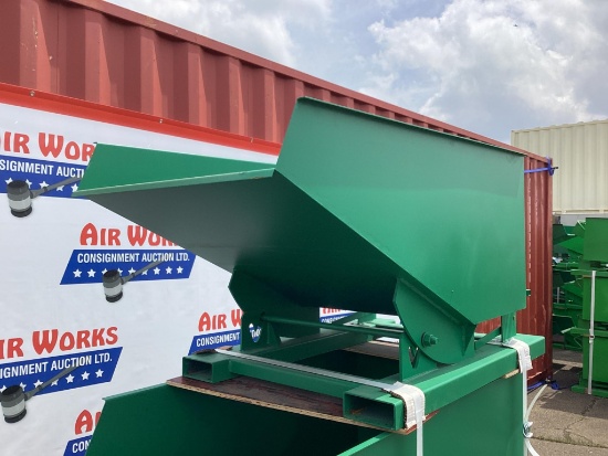 (Inv.21) New Unused EINGP Model TG50 Self Dumping Hopper, 0.5 Cubic Yard
