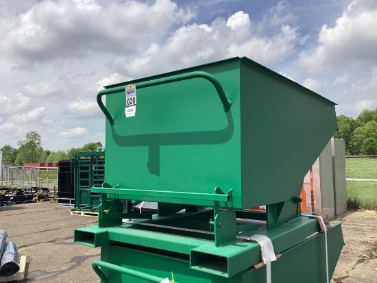 (Inv.24) New Unused EINGP Model TG50 Self Dumping Hopper, 0.5 Cubic Yard