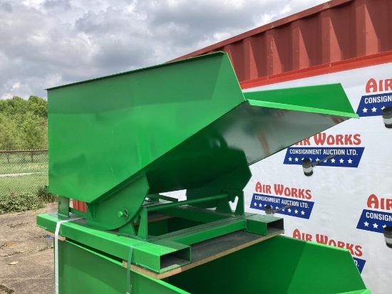 (Inv.44E) New Unused EINGP Model TG50 Self Dumping Hopper, 0.5 Cubic Yard