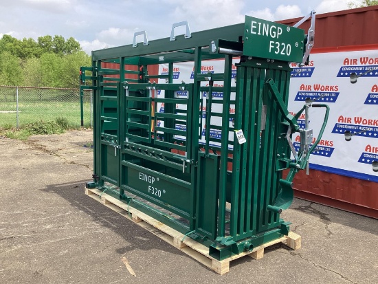 (Inv.48) New Unused EINGP Model F320 10' Cattle Work Chute