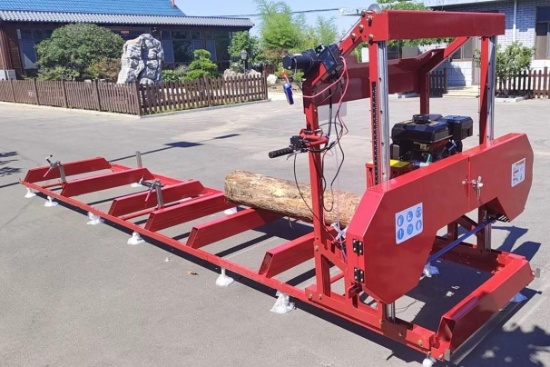 (Inv4I) New Unused AGT Model YC32-G Band Sawmill With 15 Hp Gas Engine, 32" Log Diameter Capacity