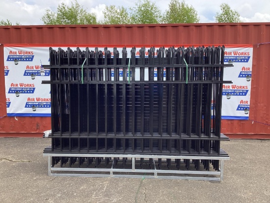 (Inv.6) New Unused Diggit 220' Wrought Iron Site Fence