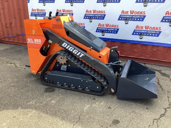 (Inv.74) New Unused Diggit Model SCL850 Tracked Skid Loader with Auxiliary Hydraulics