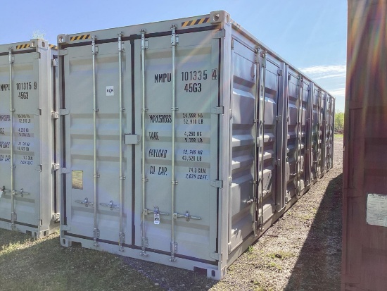 (Inv.96) New 1 Trip 40' High Cube Multi Door Shipping Container